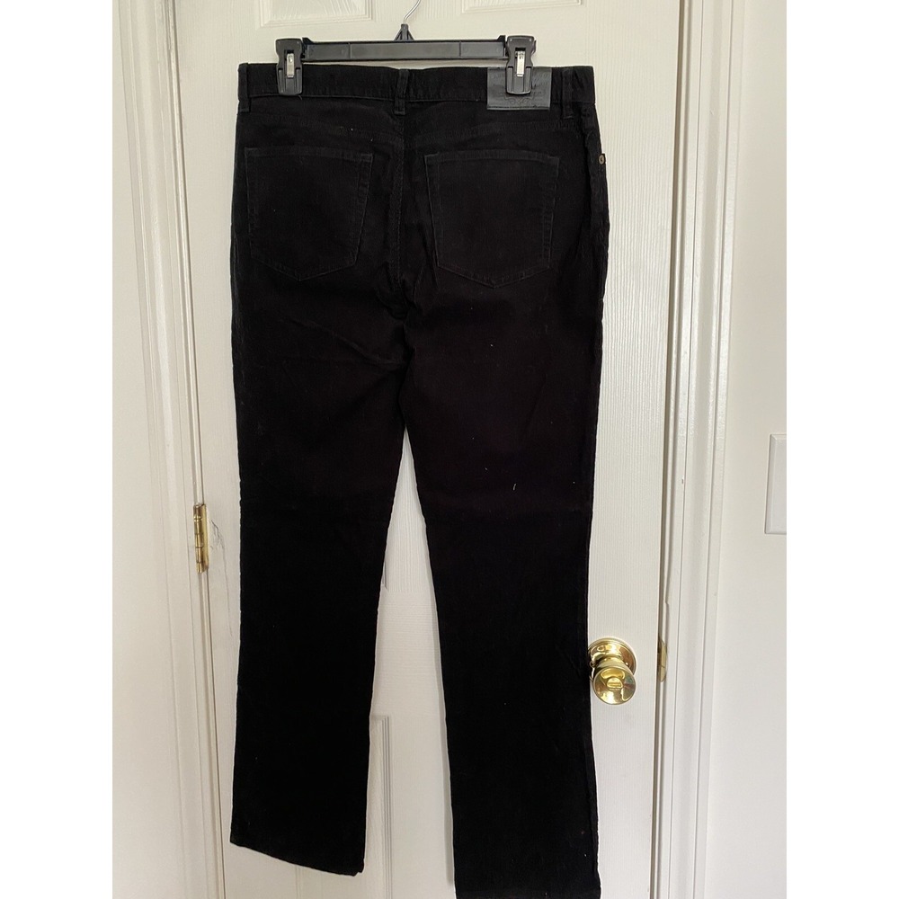 Great Pre-Owned Ralph Lauren corduroy Jean women SiZE 8 Regular Color Black - Picture 6 of 7